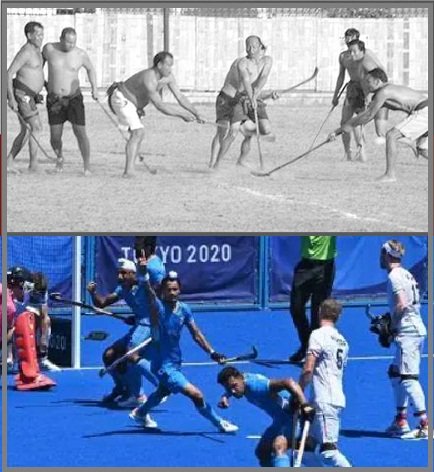 ஒலிம்பிக் 2020 வெண்கலம் வென்று சாதனை: ஹாக்கி விளையாட்டின் தோற்றுவாய் பாரதம்
